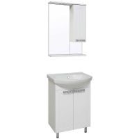 Тумба под раковину Runo Монро 55 00-00000457 Белая — фото 4, Тумбы под раковину