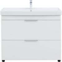 Товар: Тумба под раковину Aquanet Ирис new 100 339257 Белый глянец - фото 2 Тумба под раковину Aquanet Ирис new 100 339257 Белый глянец — фото 2, Тумбы под раковину