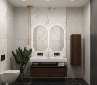 Раковина Boheme Armadi Art Flat 140 888-140 двойная Белая матовая — фото 3, Раковины