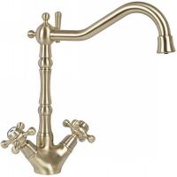 Смеситель для кухни Kaiser Carlson Style 44133-1 Бронза — фото 2, Смесители