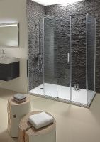 Душевая дверь Jacob Delafon Contra 180 E22C180-GA Хром — фото 3, Душевые двери в нишу