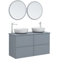 Тумба под раковину Aquanet Арт 60 313274 подвесная Мисти грин — фото 18, Тумбы под раковину