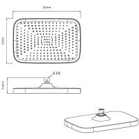 Душевая система Vincea VSFW-4211MB Черная матовая — фото 8, Встраиваемые душевые комплекты