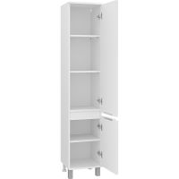 Товар: Шкаф пенал Brevita Enfida 35 R ENF-05035-010P Белый матовый - фото 3 Шкаф пенал Brevita Enfida 35 R ENF-05035-010P Белый матовый — фото 3, Мебель для ванной