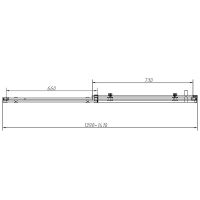 Душевой уголок Vincea Como-N 140x90 VSR-4CN9014CGB профиль Черный стекло тонированное — фото 9, Душевые уголки