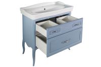 Товар: Тумба под раковину ASB-Woodline Модерн 85 11247 Рошфор с Белой патиной - фото 2 Тумба под раковину ASB-Woodline Модерн 85 11247 Рошфор с Белой патиной — фото 2, Мебель для ванной