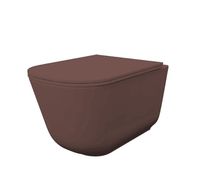 Унитаз Kerasan Tribeca 511475 подвесной Borgogna matt без сиденья — фото 3, Унитазы