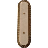 Настенный светильник Artelamp Michael A2135AP-1PB Белый Полированная медь — фото 1, Светильники