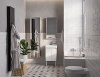 Товар: Тумба под раковину Aquaton Сканди Doors 45 1A278701SDB20 Белый глянец Дуб верона - фото 8 Тумба под раковину Aquaton Сканди Doors 45 1A278701SDB20 Белый глянец Дуб верона — фото 8, Мебель для ванной