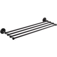 Полка для полотенец WasserKRAFT Isar K-7311 Темная бронза — фото 1, Полки для полотенец