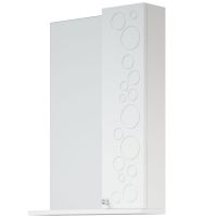 Зеркало со шкафом Corozo Орфей 50 SD-00000299 Белое — фото 2, Мебель для ванной