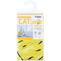 Шторка для ванны Fixsen Design Cat FX-2515 180х200 Белая Желтая — фото 6, Аксессуары для туалета