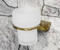 Товар: Стакан для зубных щеток WasserKRAFT Aisch K-5928 Золото матовое - фото 3 Стакан для зубных щеток WasserKRAFT Aisch K-5928 Золото матовое — фото 3, Мыльницы