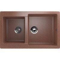 Кухонная мойка Ulgran Classic U-505-307 Терракот — фото 1, Кухонные мойки