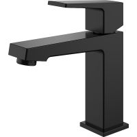 Смеситель для раковины Splenka S01.10.06 Черный матовый — фото 1, Смесители для раковины