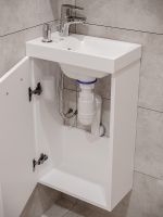 Товар: Тумба с раковиной Cersanit Lara 40 64179 подвесная Белая - фото 5 Тумба с раковиной Cersanit Lara 40 64179 подвесная Белая — фото 5, Мебель для ванной