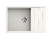 Товар: Кухонная мойка GranFest Level GF-LV-760L Белая - фото 2 Кухонная мойка GranFest Level GF-LV-760L Белая — фото 2, Кухонные мойки