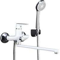 Смеситель для ванны Frap H31 F2231 универсальный Белый Хром — фото 1, Смеситель для ванны