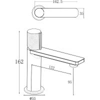 Смеситель для раковины Allen Brau Liberty 5.33001-00 Хром — фото 2, Смесители