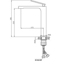 Смеситель для раковины Agger Beauty Хром арт-A2612100 — фото 9, Смесители для раковины