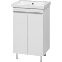 Тумба с раковиной Misty Енисей 50 УТ000009441 Белая — фото 1, Тумбы с раковиной