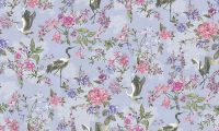 Обои Yien Feerie 3501-1 Винил на флизелине (1,06*10) Голубой/Разноцветный, Птицы/Цветы — фото 2, Обои для стен