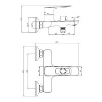 Товар: Смеситель для ванны Olive's Artis 06201AT Хром - фото 3 Смеситель для ванны Olive's Artis 06201AT Хром — фото 3, Смеситель для ванны