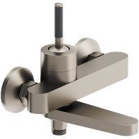 Смеситель для ванны Damixa Arc 291000200 Никель — фото 1, Смеситель для ванны