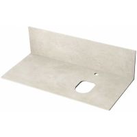 Столешница под раковину Aquaton Мишель 100 1A277303MIX40 с панелью Бежевая — фото 1, Столешницы под раковину