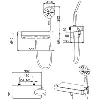Товар: Смеситель для душа Allen Brau Fantasy 5.11002-00 с термостатом Хром - фото 6 Смеситель для душа Allen Brau Fantasy 5.11002-00 с термостатом Хром — фото 6, Смесители