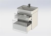 Тумба с раковиной Aquanet Виченца 60 212665 Белая — фото 10, Тумбы с раковиной