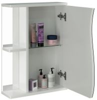 Зеркальный шкаф Mixline Классик 50 R 525510 Белый — фото 2, Зеркальные шкафы в ванную