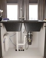 Кухонная мойка Domaci Бьелла DMC-85K GWS-85K-308 Черная — фото 6, Кухонные мойки