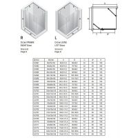 Душевой уголок New Trendy New Soleo Chrome 100х70 K-0697 профиль Хром стекло прозрачное — фото 8, Душевые уголки