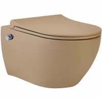 Унитаз биде beWash Bogen 88343673 подвесной Латте с сиденьем Микролифт — фото 1, Унитазы