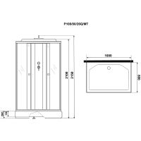 Товар: Душевая кабина Niagara Promo 100x80 P100/80/26Q/MT без гидромассажа - фото 12 Душевая кабина Niagara Promo 100x80 P100/80/26Q/MT без гидромассажа — фото 12, Душевые кабины