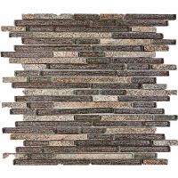 Мозаика Pixmosaic Камень и стекло PIX726 28,6x30 см — фото 1, Мозаика