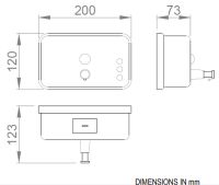Диспенсер для жидкого мыла Nofer Inox 03042.S Матовая нержавеющая сталь — фото 2, Диспенсеры для жидкого мыла