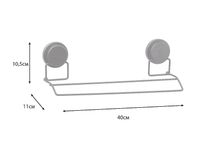 Полотенцедержатель Fixsen Magic Black FX-45002 двойной Черный матовый — фото 3, Полотенцедержатели