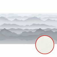 Фреска Ortograf Горы 33629 Фактура флок FLK Флизелин (5,5*3) Серый, Горы/Абстракция — фото 1, Фрески