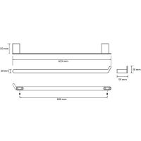 Полотенцедержатель Bemeta Organic 157104371 Хром — фото 3, Полотенцедержатели