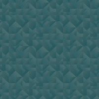 Обои Zambaiti Parati Fuksas Z54536 Винил на флизелине (0,7*10,05) Бирюзовый, Геометрия — фото 1, Обои для стен