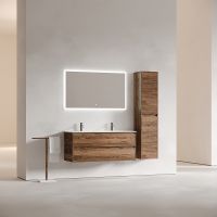 Тумба под раковину Sancos Libra 120 LB120-2ECH подвесная Дуб чарльстон — фото 8, Тумбы под раковину