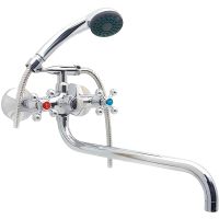 Смеситель для ванны Frap H19 F2619-2 универсальный Хром — фото 1, Смеситель для ванны