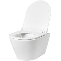 Унитаз Logan L3W AVVA 288924 подвесной Белый без сиденья — фото 4, Унитазы