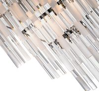 Люстра Artelamp Eliza A1009SP-6CC Белая Прозрачная Хром — фото 3, Люстры