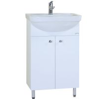 Тумба под раковину Onika Крит 52 Белая — фото 1, Тумбы под раковину