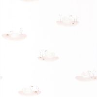 Обои детские Casadeco Rose Nino 85494251 Винил на флизелине (0,53*10,05) Розовый/Белый, Птицы — фото 1, Обои для стен