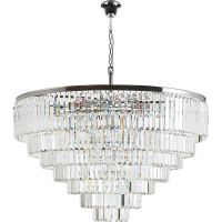 Люстра Divinare Nova 3001/02 LM-25 Прозрачная Хром — фото 1, Люстры