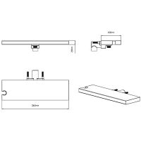 Душевая система Vincea Inspire VSFW-3I22MT2RGM с термостатом Вороненая сталь — фото 20, Душевое оборудование. Душевая программа